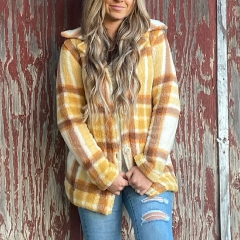 Idyllwind Yellow Plaid Jacket